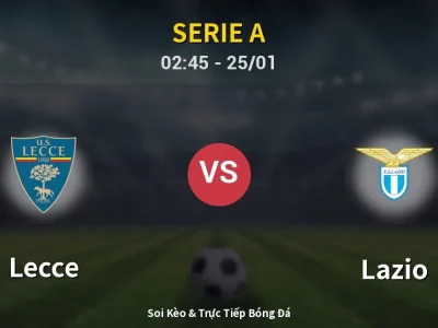 Kết Quả: Lecce 0-0 Lazio – Highlight & Bàn Thắng | Serie A