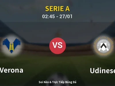 Kết Quả: Verona 1-3 Udinese – Highlight & Bàn Thắng | Serie A