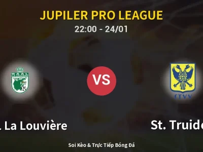 Soi Kèo RAAL La Louvière vs St. Truiden – 22:00 24/01 | Nhận Định, Dự Đoán Tỷ Số