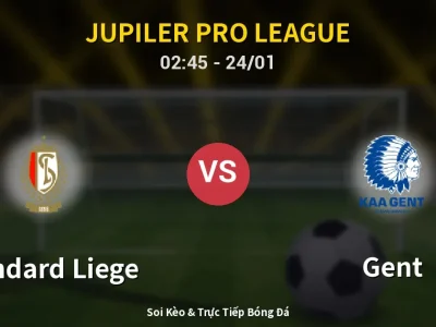 Kết Quả: Standard Liege 0-4 Gent – Highlight & Bàn Thắng | Jupiler Pro League