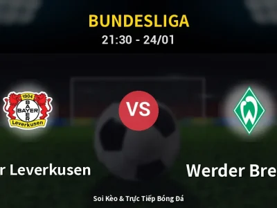 Soi Kèo Bayer Leverkusen vs Werder Bremen – 21:30 24/01 | Nhận Định, Dự Đoán Tỷ Số