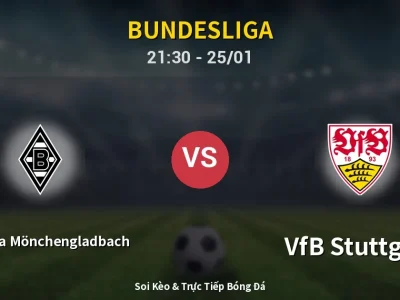 🔴 Trực Tiếp: Borussia Mönchengladbach 0-0 VfB Stuttgart – Link Xem Bundesliga (Full HD)