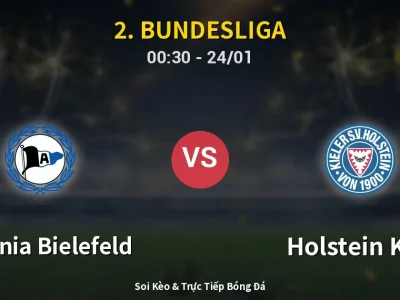 Kết Quả: Arminia Bielefeld 2-2 Holstein Kiel – Highlight & Bàn Thắng | 2. Bundesliga