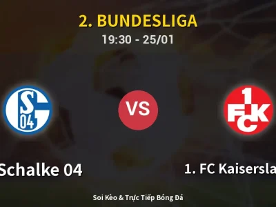 Kết Quả: FC Schalke 04 2-2 1. FC Kaiserslautern – Highlight & Bàn Thắng | 2. Bundesliga