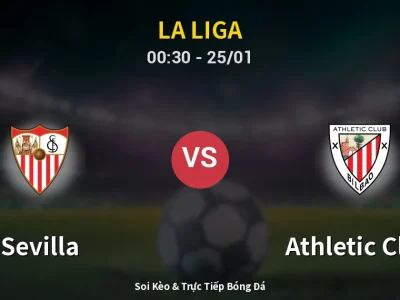 Kết Quả: Sevilla 2-1 Athletic Club – Highlight & Bàn Thắng | La Liga