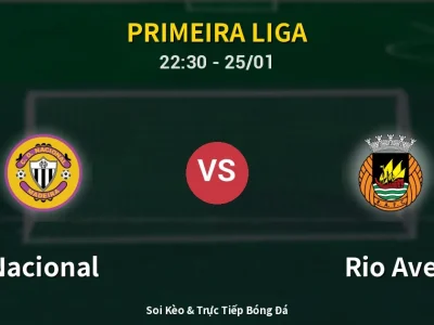 Soi Kèo Nacional vs Rio Ave – 22:30 25/01 | Nhận Định, Dự Đoán Tỷ Số