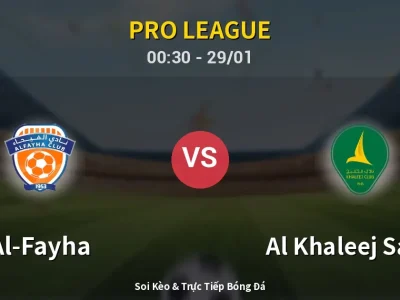 Kết Quả: Al-Fayha 3-1 Al Khaleej Saihat – Highlight & Bàn Thắng | Pro League