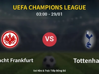 Kết Quả: Eintracht Frankfurt 0-2 Tottenham – Highlight & Bàn Thắng | UEFA Champions League