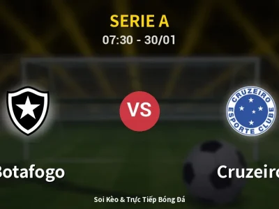 Kết Quả: Botafogo 4-0 Cruzeiro – Highlight & Bàn Thắng | Serie A