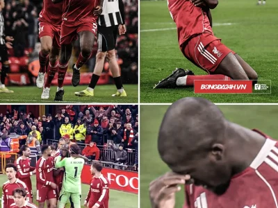 Cầu thủ Liverpool bật khóc sau bàn thắng dâng cha, HLV Slot tiết lộ cuộc điện thoại bất ngờ