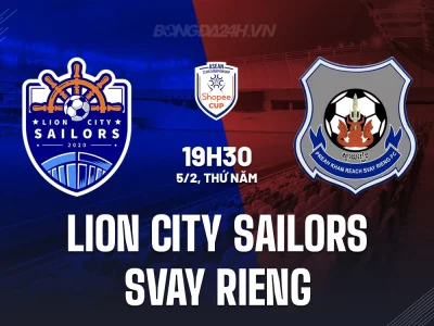 Lion City Sailors vs Svay Rieng: Trận đấu ‘tử chiến’ cuối cùng tại ASEAN Club Championship 2025/26