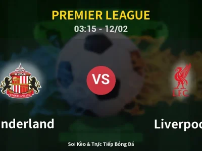 Kết Quả: Sunderland 0-1 Liverpool – Highlight & Bàn Thắng | Premier League