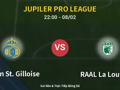 Soi Kèo Union St. Gilloise vs RAAL La Louvière – 22:00 08/02 | Nhận Định, Dự Đoán Tỷ Số