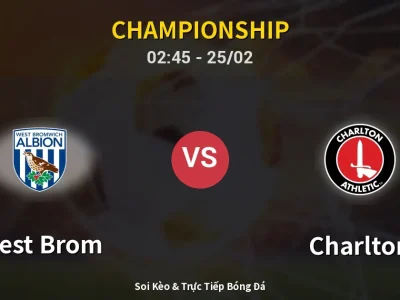 Kết Quả: West Brom 1-1 Charlton – Highlight & Bàn Thắng | Championship