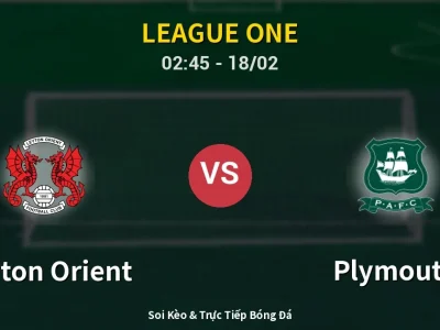 Kết Quả: Leyton Orient 1-3 Plymouth – Highlight & Bàn Thắng | League One