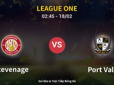 Kết Quả: Stevenage 2-1 Port Vale – Highlight & Bàn Thắng | League One