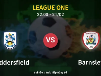 🔴 Trực Tiếp: Huddersfield 0-0 Barnsley – Link Xem League One (Full HD)