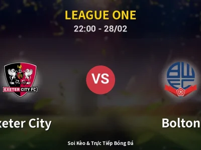 Soi Kèo Exeter City vs Bolton – 22:00 28/02 | Nhận Định, Dự Đoán Tỷ Số