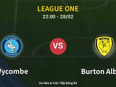 Soi Kèo Wycombe vs Burton Albion – 22:00 28/02 | Nhận Định, Dự Đoán Tỷ Số