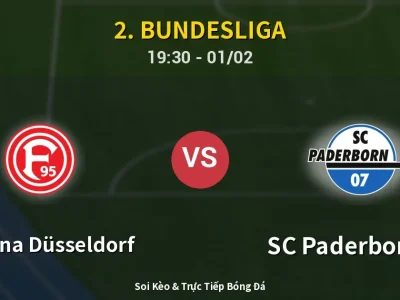 🔴 Trực Tiếp: Fortuna Düsseldorf 0-1 SC Paderborn 07 – Link Xem 2. Bundesliga (Full HD)