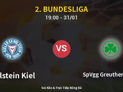 Kết Quả: Holstein Kiel 1-2 SpVgg Greuther Fürth – Highlight & Bàn Thắng | 2. Bundesliga