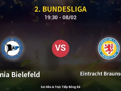 Kết Quả: Arminia Bielefeld 3-2 Eintracht Braunschweig – Highlight & Bàn Thắng | 2. Bundesliga