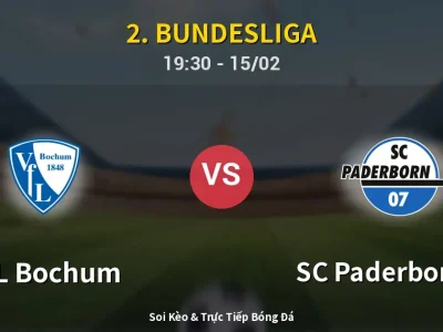 Kết Quả: VfL Bochum 0-0 SC Paderborn 07 – Highlight & Bàn Thắng | 2. Bundesliga