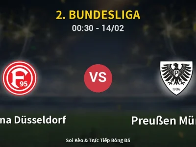 Kết Quả: Fortuna Düsseldorf 0-0 Preußen Münster – Highlight & Bàn Thắng | 2. Bundesliga