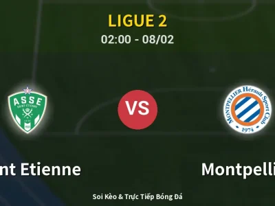 Kết Quả: Saint Etienne 1-0 Montpellier – Highlight & Bàn Thắng | Ligue 2