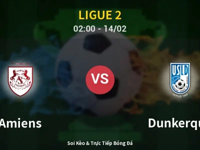 Kết Quả: Amiens 1-4 Dunkerque – Highlight & Bàn Thắng | Ligue 2
