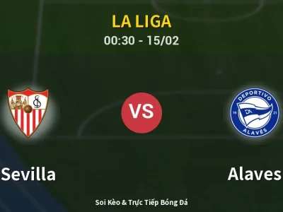 Kết Quả: Sevilla 1-1 Alaves – Highlight & Bàn Thắng | La Liga