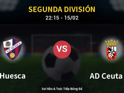 🔴 Trực Tiếp: Huesca 0-0 AD Ceuta FC – Link Xem Segunda División (Full HD)