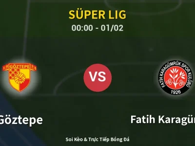 Kết Quả: Göztepe 2-1 Fatih Karagümrük – Highlight & Bàn Thắng | Süper Lig