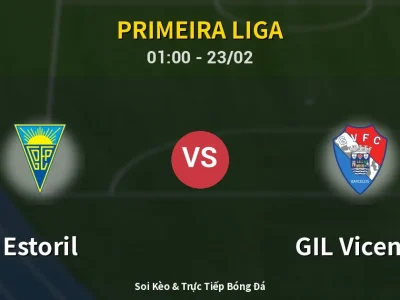Kết Quả: Estoril 3-1 GIL Vicente – Highlight & Bàn Thắng | Primeira Liga