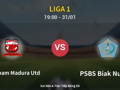 Kết Quả: Persepam Madura Utd 0-0 PSBS Biak Numfor – Highlight & Bàn Thắng | Liga 1