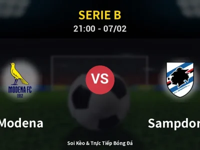 Soi Kèo Modena vs Sampdoria – 21:00 07/02 | Nhận Định, Dự Đoán Tỷ Số
