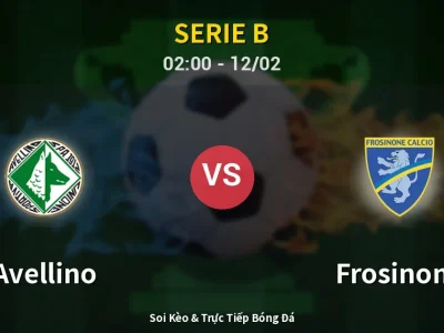 Kết Quả: Avellino 1-3 Frosinone – Highlight & Bàn Thắng | Serie B