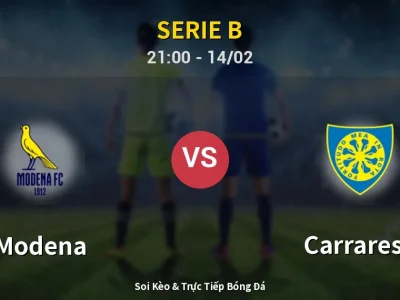 Soi Kèo Modena vs Carrarese – 21:00 14/02 | Nhận Định, Dự Đoán Tỷ Số