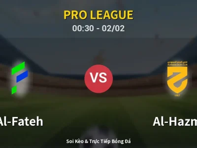 Kết Quả: Al-Fateh 1-1 Al-Hazm – Highlight & Bàn Thắng | Pro League