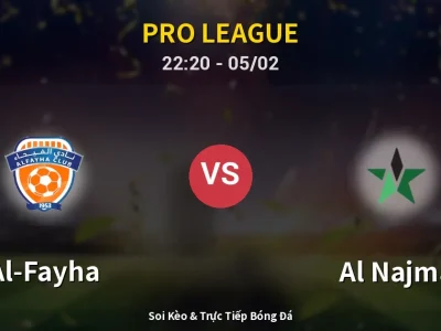 🔴 Trực Tiếp: Al-Fayha 1-0 Al Najma – Link Xem Pro League (Full HD)