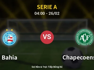 Soi Kèo Bahia vs Chapecoense-sc – 04:00 26/02 | Nhận Định, Dự Đoán Tỷ Số