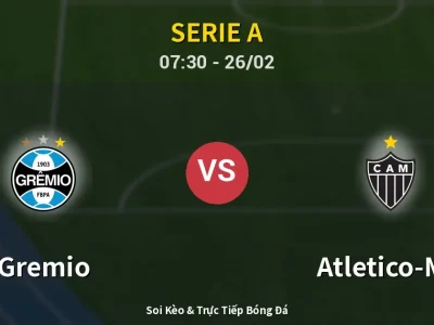 Kết Quả: Gremio 2-1 Atletico-MG – Highlight & Bàn Thắng | Serie A