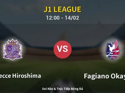 Kết Quả: Sanfrecce Hiroshima 1-1 Fagiano Okayama – Highlight & Bàn Thắng | J1 League