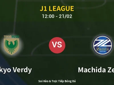 Kết Quả: Tokyo Verdy 2-2 Machida Zelvia – Highlight & Bàn Thắng | J1 League
