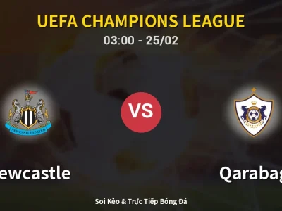 Kết Quả: Newcastle 3-2 Qarabag – Highlight & Bàn Thắng | UEFA Champions League