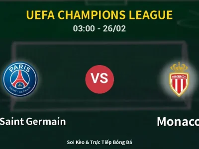 Kết Quả: Paris Saint Germain 2-2 Monaco – Highlight & Bàn Thắng | UEFA Champions League