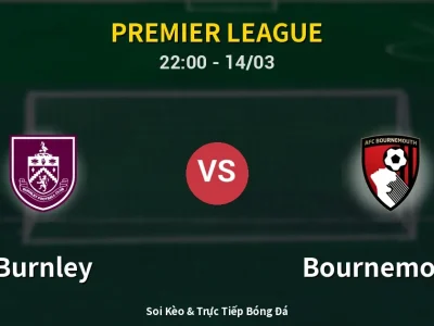Soi Kèo Burnley vs Bournemouth – 22:00 14/03 | Nhận Định, Dự Đoán Tỷ Số