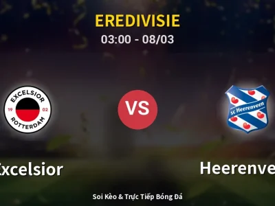 Kết Quả: Excelsior 1-2 Heerenveen – Highlight & Bàn Thắng | Eredivisie