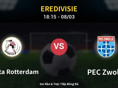 Kết Quả: Sparta Rotterdam 1-1 PEC Zwolle – Highlight & Bàn Thắng | Eredivisie