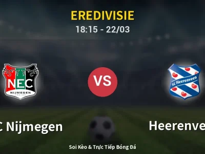 Kết Quả: NEC Nijmegen 2-2 Heerenveen – Highlight & Bàn Thắng | Eredivisie